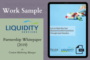 Ashley Stryker Portfolio | Partnership Whitepaper at Liquidity Services
